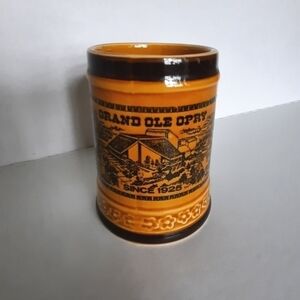 Grand Ole Opry Vintage Souvenir Mug 10 oz brown